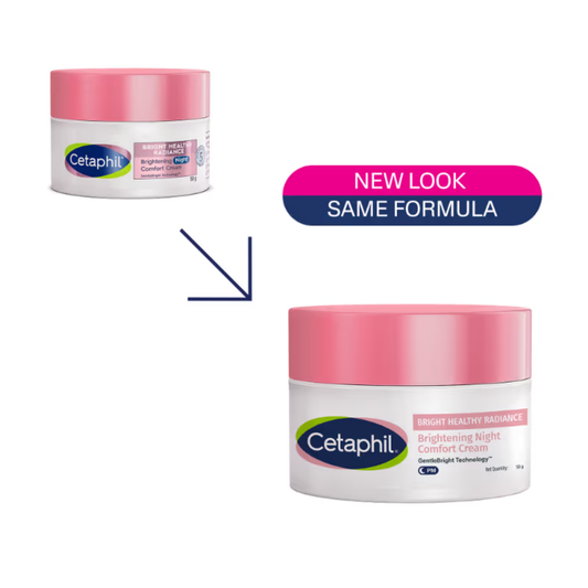 Cetaphil Bright Healthy Radiance Night Cream, with Niacinamide, Evens Skin Tone & Dullness