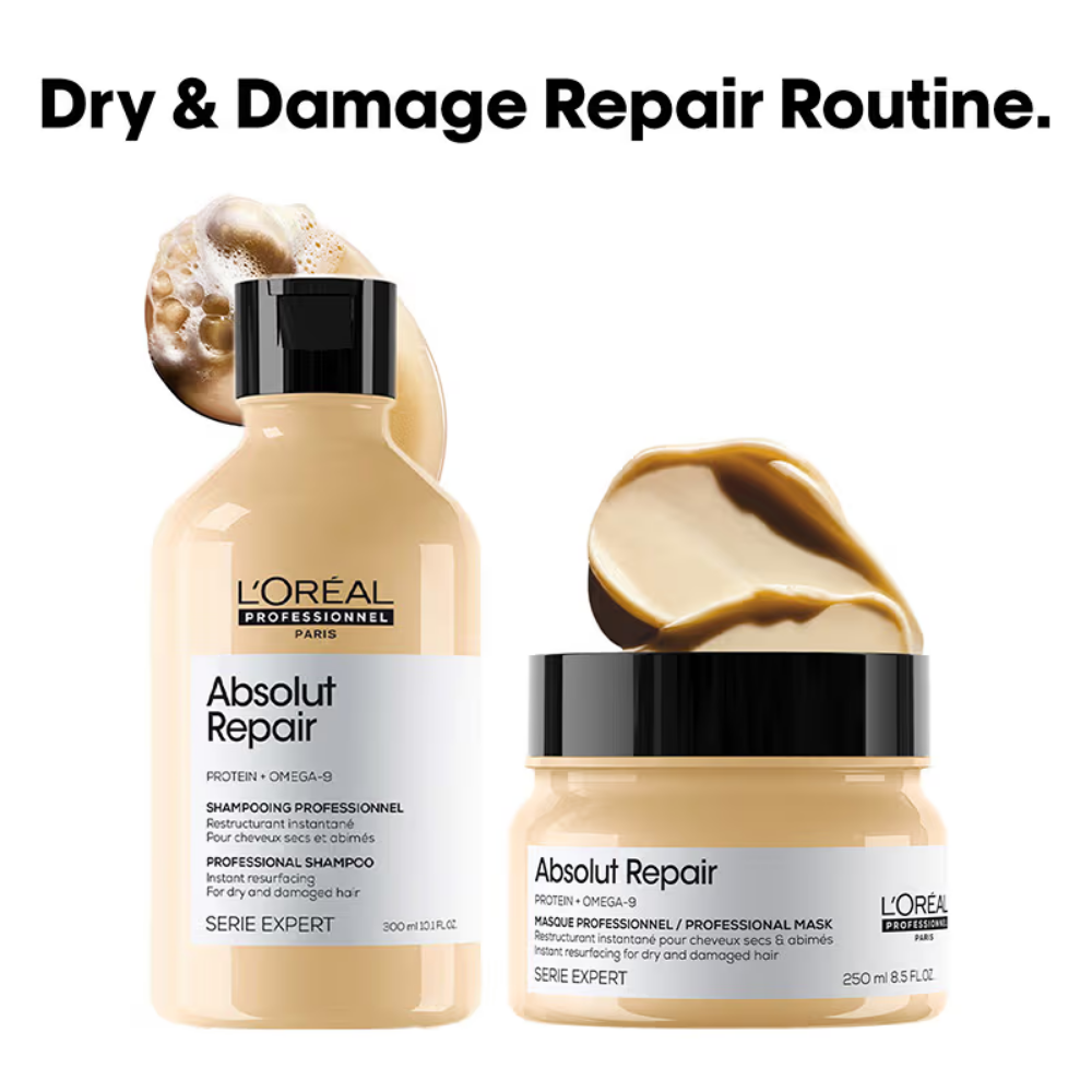 L'Oréal Professionnel Absolut Repair Shampoo & Hair Mask Combo, Serie Expert