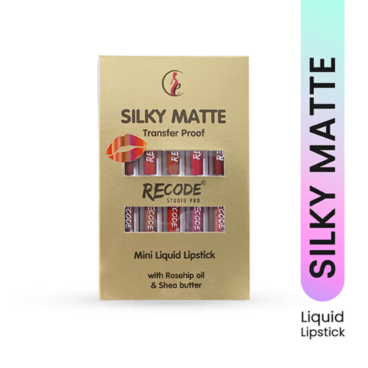 Recode Silky Matte Liquid Lipstick - Pack Of 10