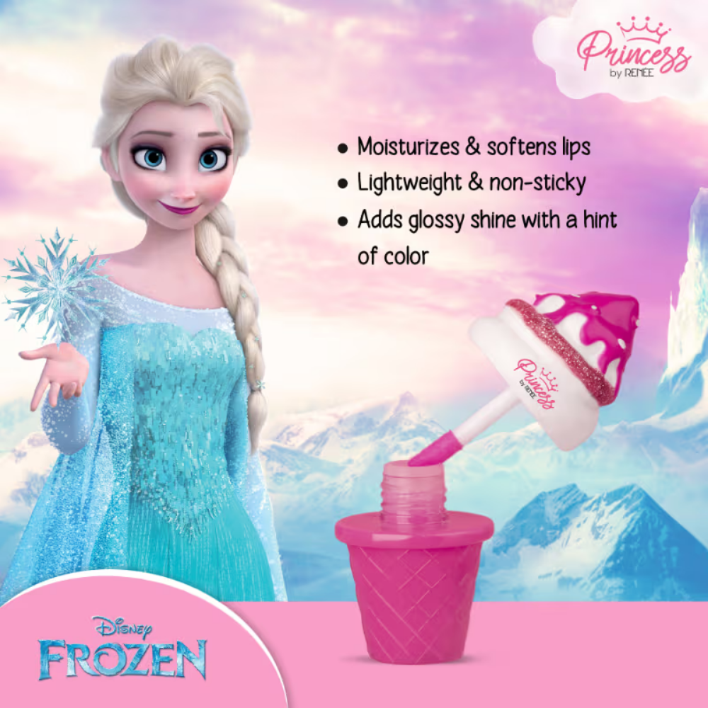 Renee Cosmetics Disney Frozen Princess By Renee Icecream Lip Gloss Elsa