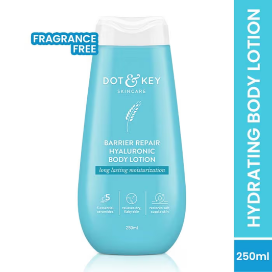 Dot & Key Blueberry Hydrate Barrier Repair Body Lotion, Long-Lasting Moisturization