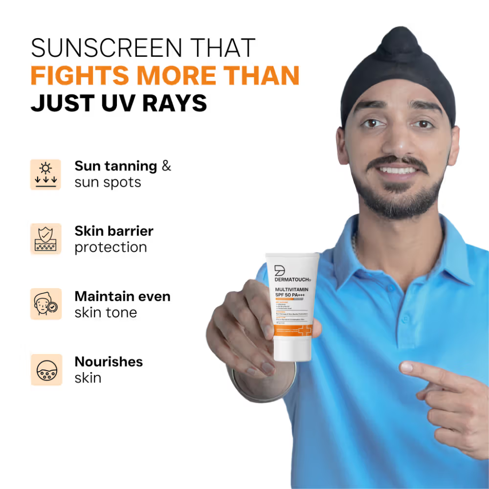 Dermatouch Multivitamin SPF 50 PA+++ Sunscreen Gel