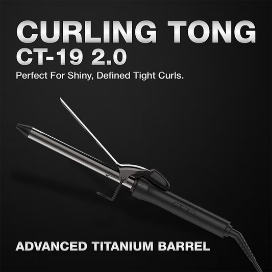 Ikonic Professional Curling Tong CT-19 Black 2.0