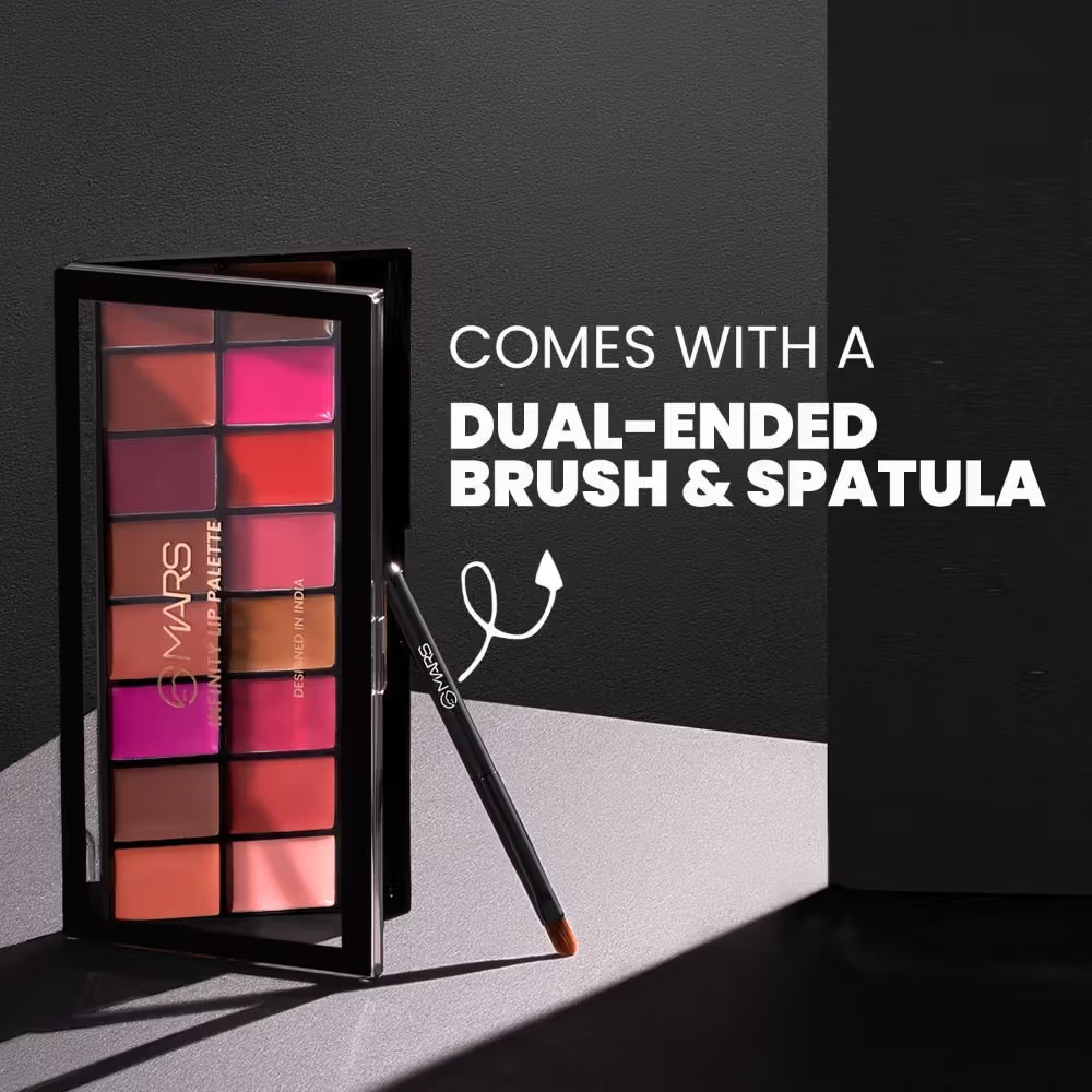 MARS Infinity Lip Palette with Spatula cum Applicator