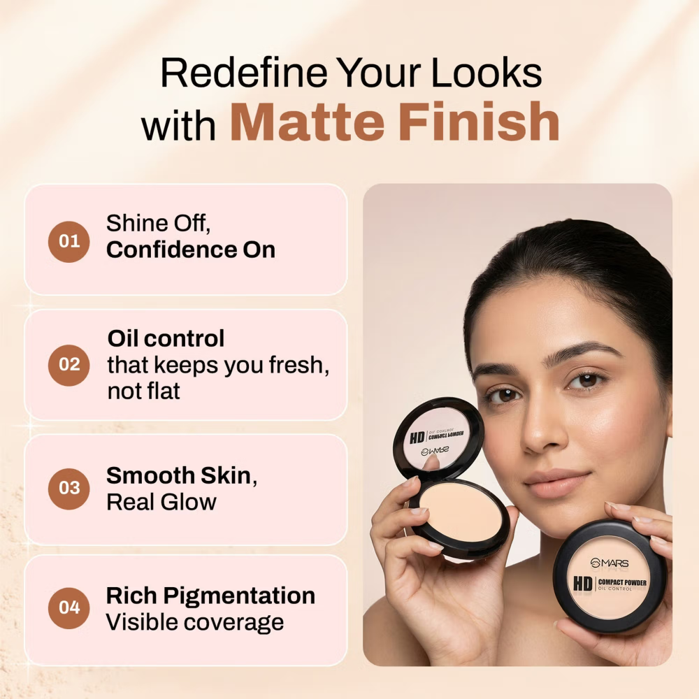 MARS HD Mattifying Compact Powder