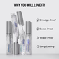 Insight Cosmetics Stay Real Transparent 2 In 1 Brow & Lash Mascara,Sweatproof Long Wear Formula - Transparent