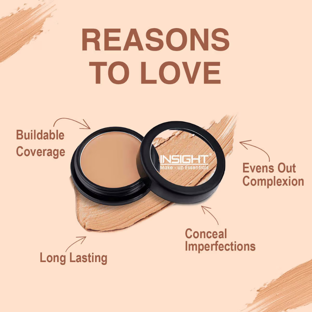 Insight Cosmetics Concealer, Buildabe Coverage With Long Lasting Formula