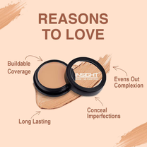 Insight Cosmetics Concealer, Buildabe Coverage With Long Lasting Formula