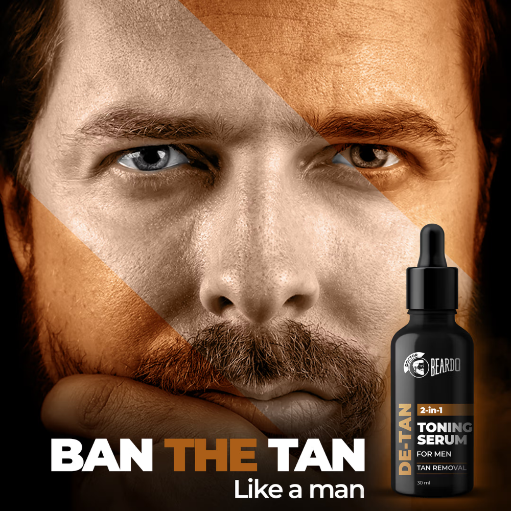 Beardo 2-in-1 Detan Toner + Serum For Men