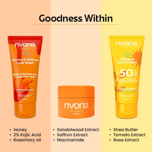 Rivona Naturals Detan & Protect CMS Combo