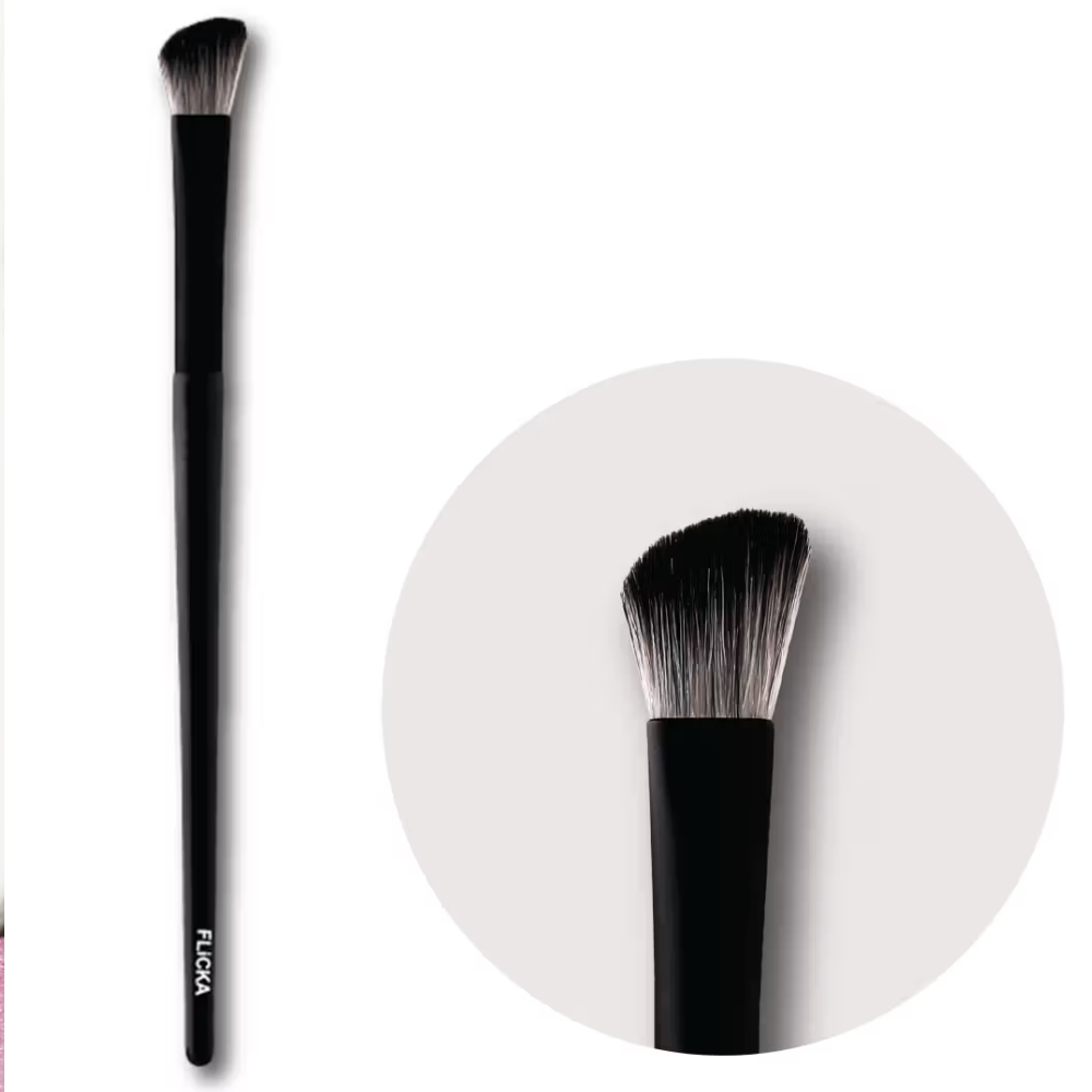 Flicka Professional Super Soft Dense Bristles Hd Finish For Eyes Makeup - 10 Eye Shadow Brush