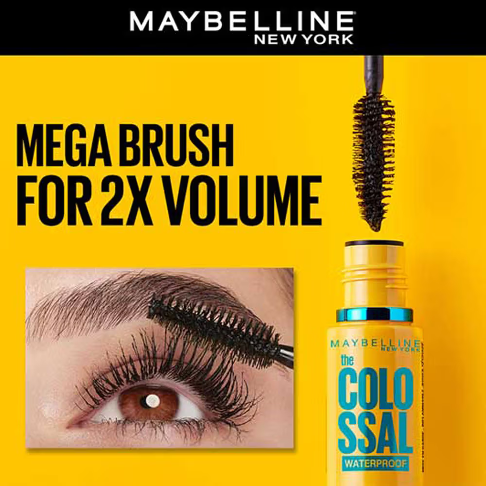 Maybelline New York The Colossal Volumizing Mascara, Lasts Up To 12H