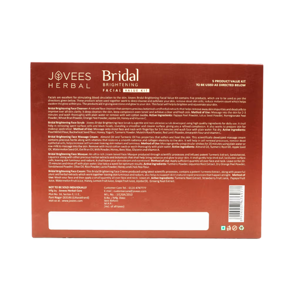 Jovees Bridal Brightening Facial Kit