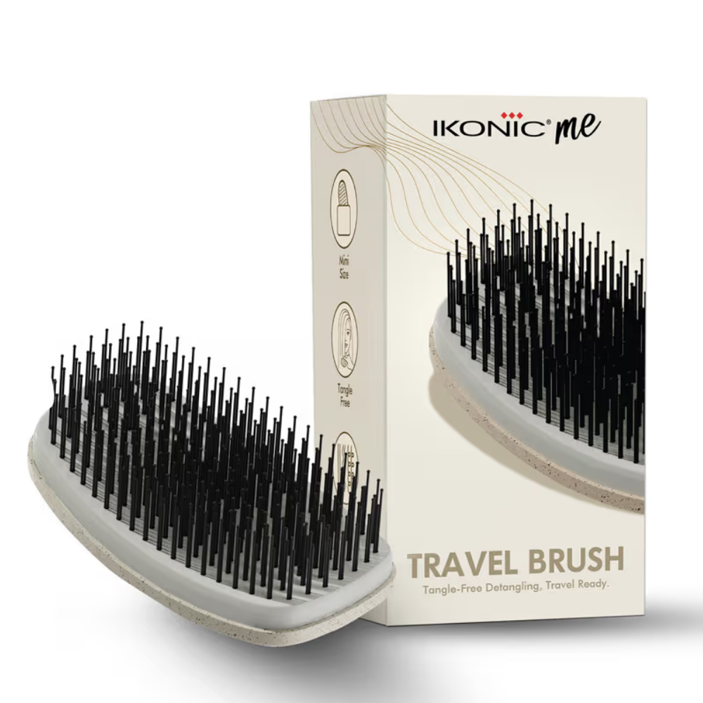 Ikonic Me Travel Brush IKM- 2122 - Sand Beige