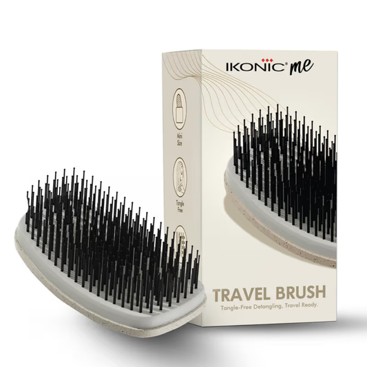 Ikonic Me Travel Brush IKM- 2122 - Sand Beige