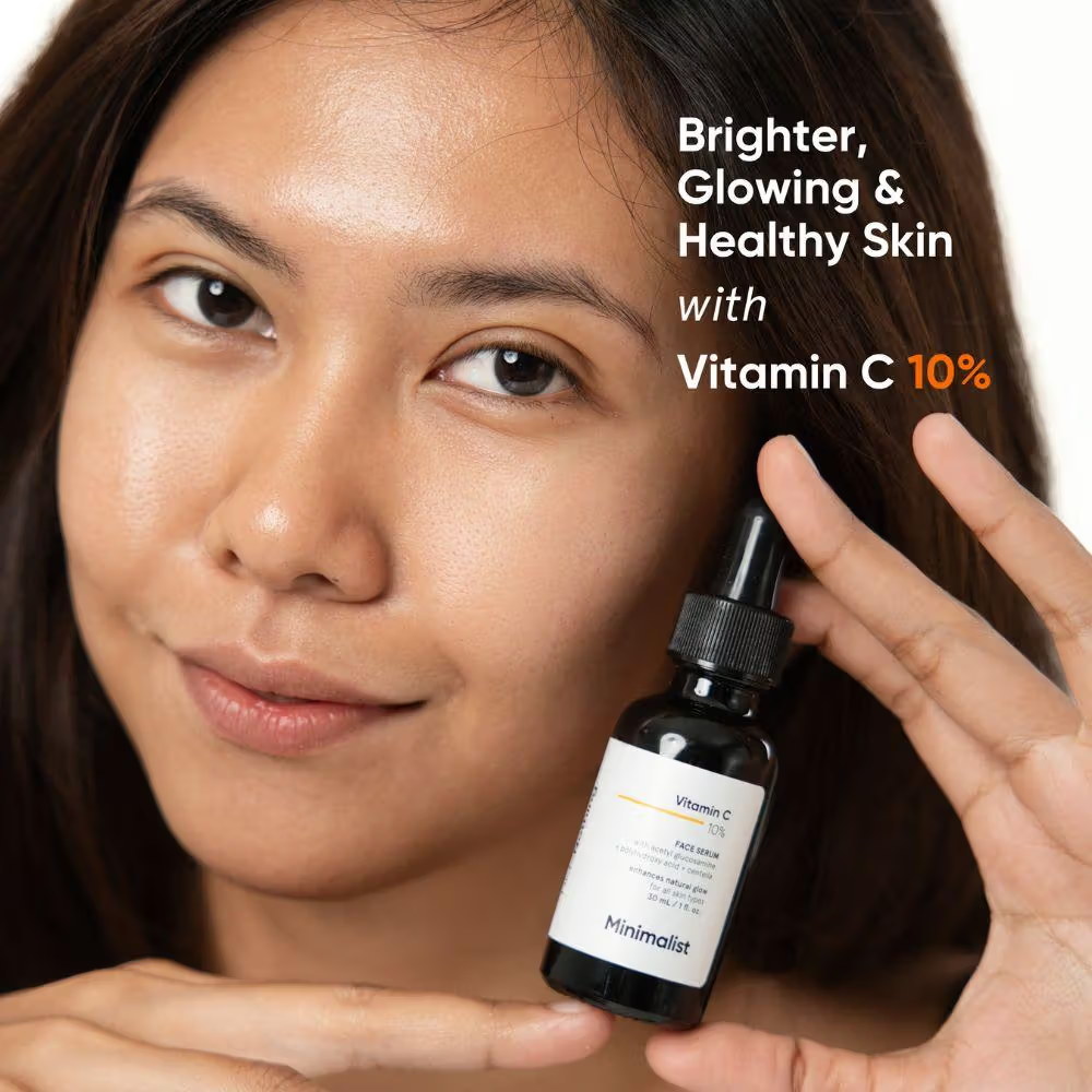 Minimalist 10% Vitamin C Serum For Face For Glowing Skin For Beginners