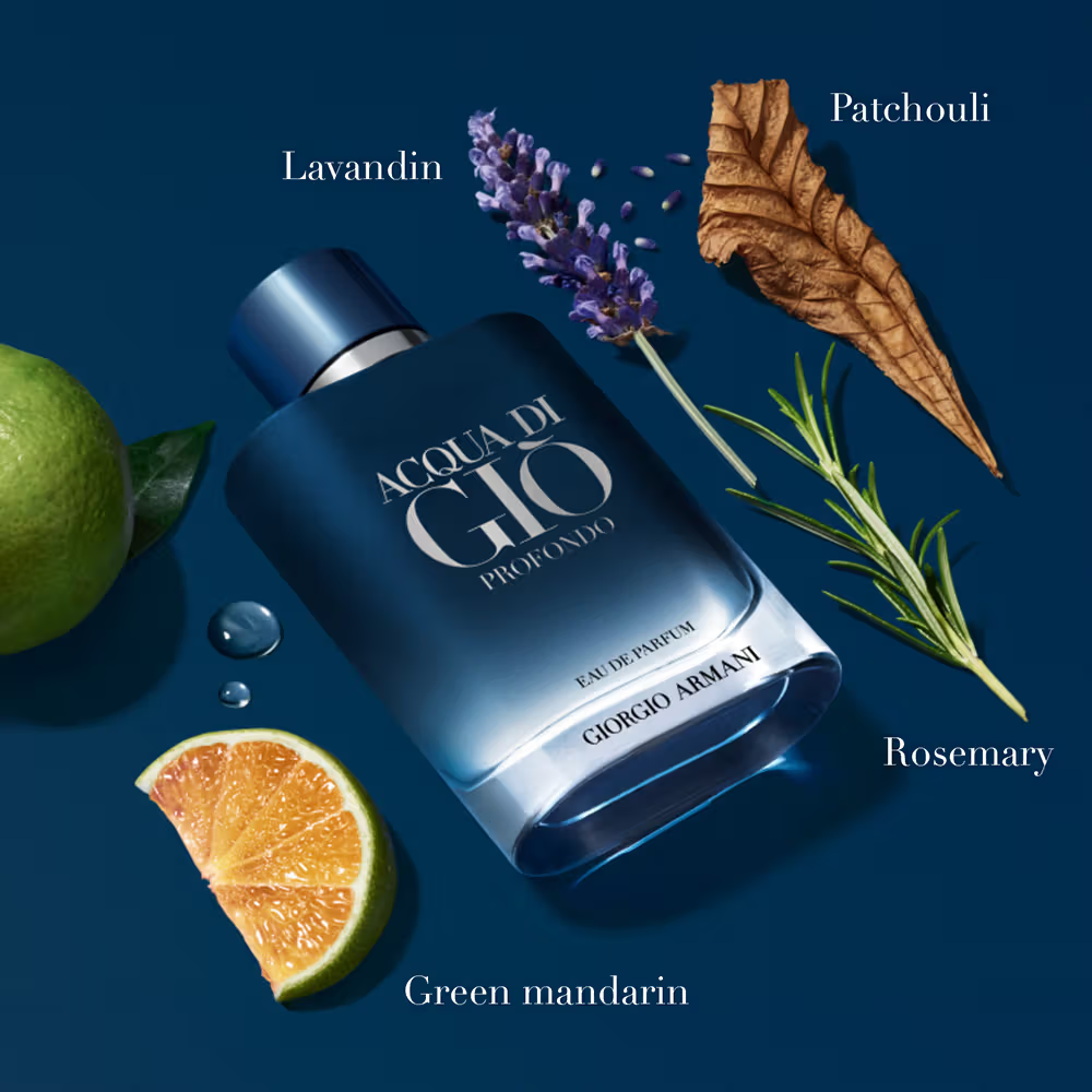 Giorgio Armani Acqua di Gio Profondo Eau de Parfum for Him - A Fresh Aquatic Men's Fragrance