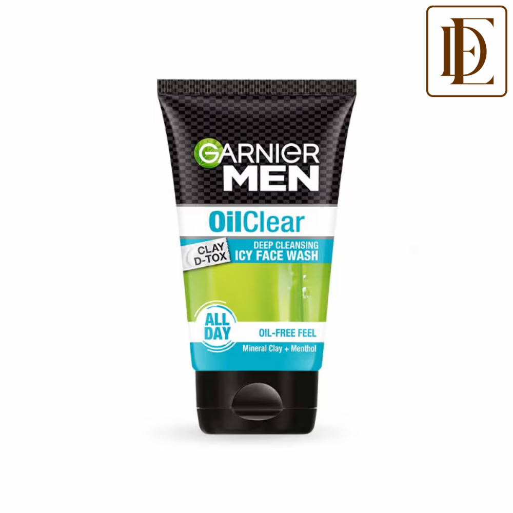 Garnier Men Oil Clear Clay D - Tox Facewash