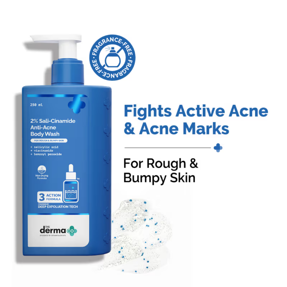 The Derma Co 2% Sali-Cinamide Anti-Acne Body Wash