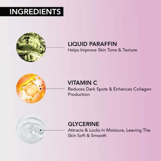 O3+ Meladerm Vitamin C Gel Bleach For Dullness Removal, Hydration & Glowing Skin, All Skin Types