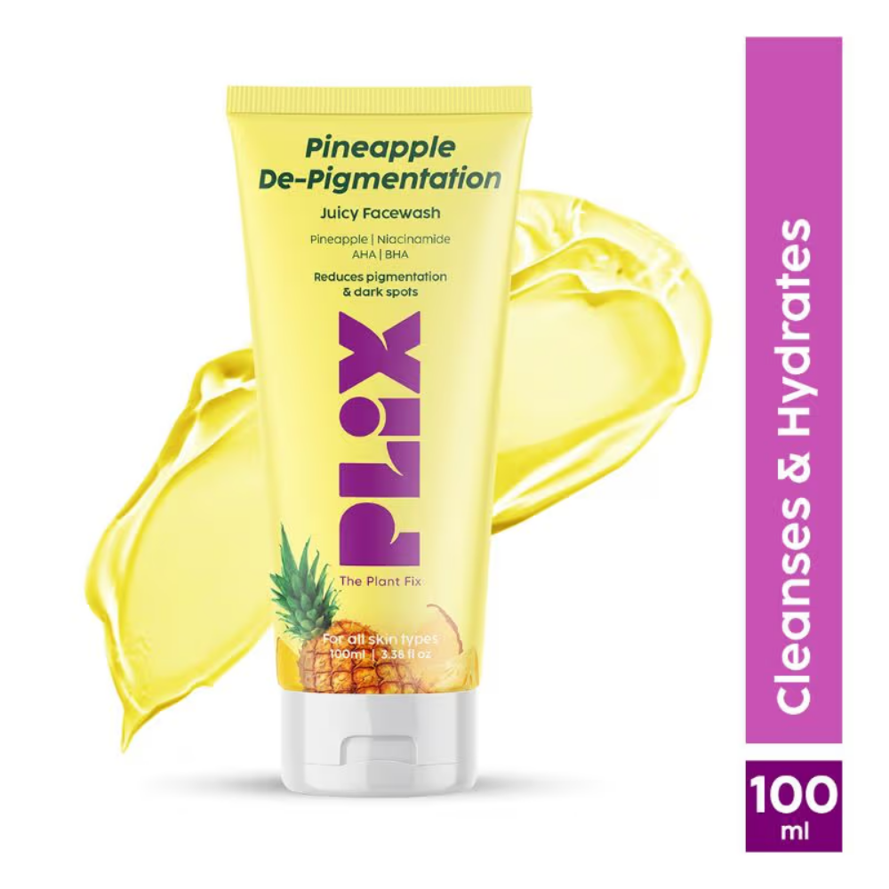 PLIX 5% Pineapple Foaming Facewash For Depigmentation, For Skin Brightening & Even Toned Complexion