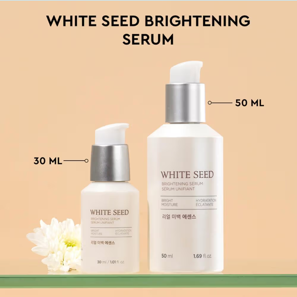 The Face Shop White Seed Brightening Korean Serum With Niacinamide & Hyaluronic Acid for Dark Spots