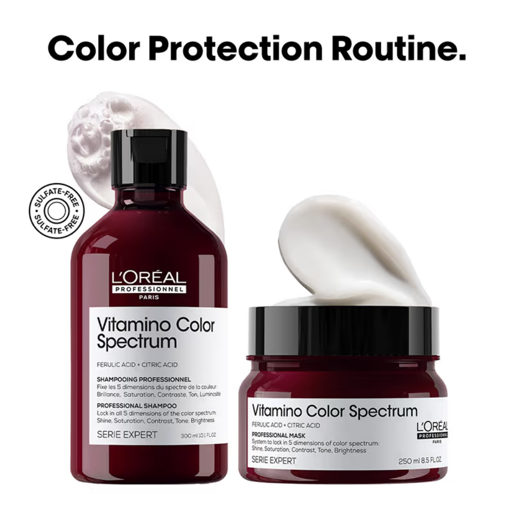 L'Oréal Professionnel Vitamino Color Spectrum Shampoo & Hair Mask Combo For Color Treated Hair