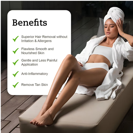Rica White Chocolate Liposoluble Wax For Dry Skin With Glyceryl Rosinate & Natural Beeswax