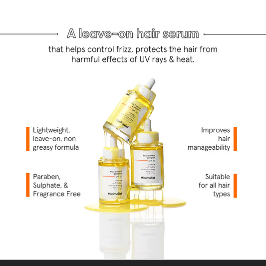Minimalist Frizz Control Complex SPF 30 Hair Serum