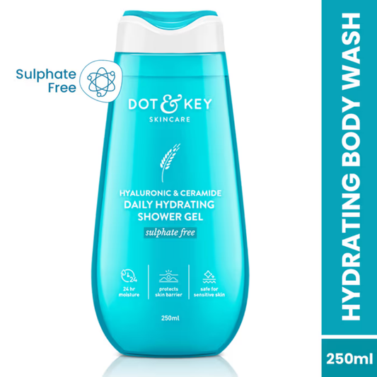 Dot & Key Blueberry Hydrate Barrier Repair Shower Gel, With Ceramide & Hyaluronic