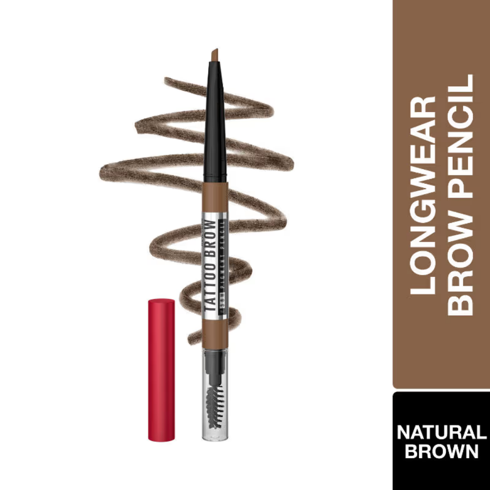 Maybelline New York Tattoo Brow 36H Brow Pencil, Water & Smudgeproof
