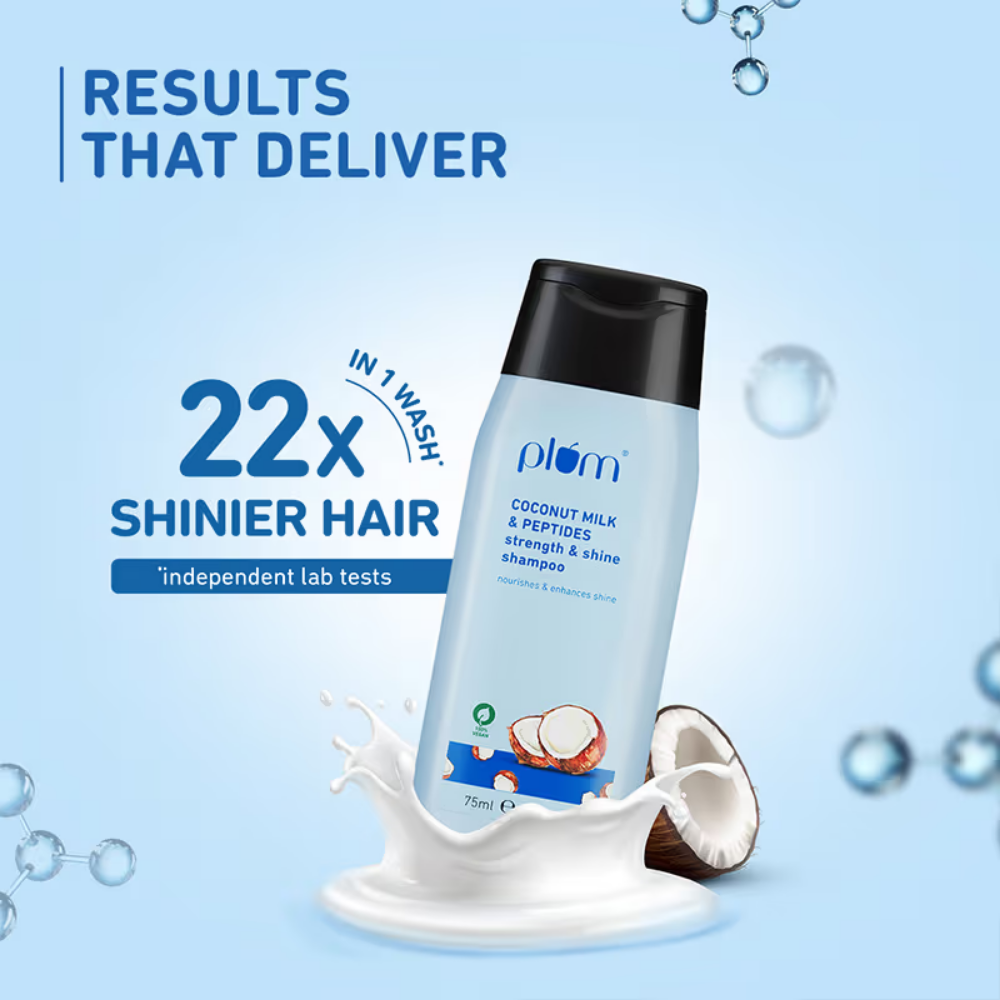 Plum Coconut Milk & Peptides Strength & Shine Shampoo