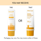 WishCare Vitamin C Pure Glow Brightening Face Sunscreen for Dry Skin with SPF50 PA++++In-Vivo Tested