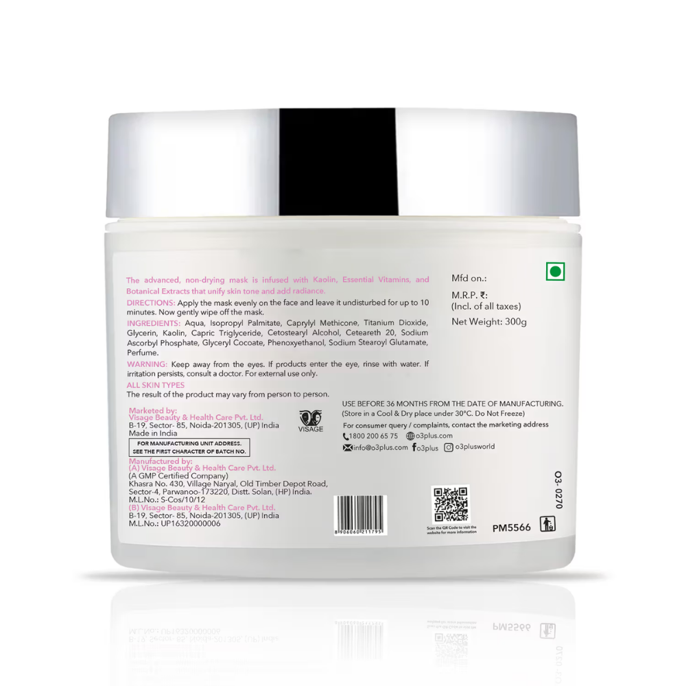 O3+ Brightening Mask For Skin Brightening