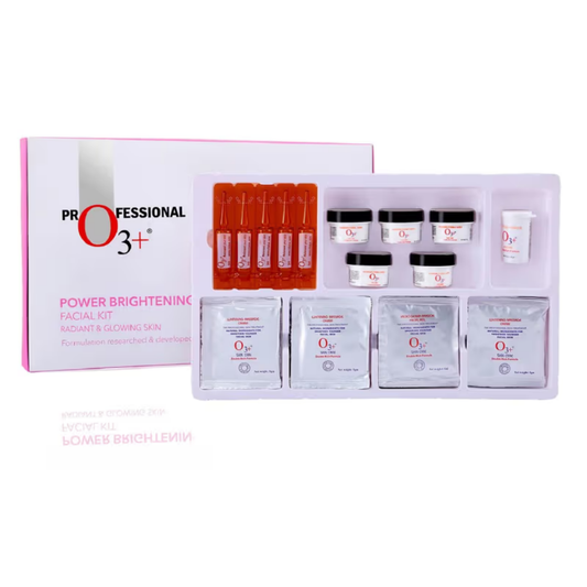 O3+ Power Brightening Facial Kit with Green Tea & Niacinamide | For All Skin Types