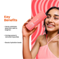 Foxtale Purify & Glow Cleanser + Mask With French Pink Clay & Sodium