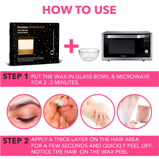 O3+ Brazilian Chocolate Strip-less Peel Off Wax