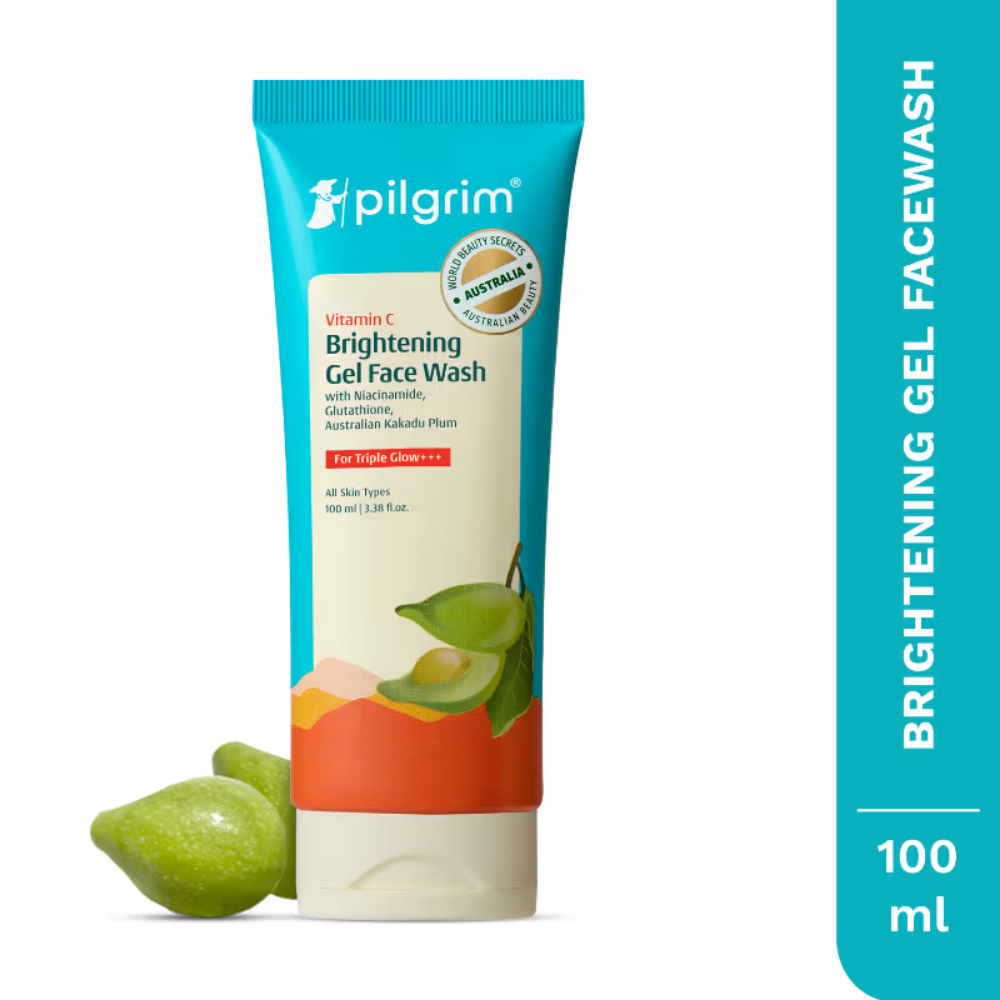 Pilgrim Vitamin C Gel Face Wash Wth Kakadu Plum & Lime Pearl