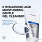Anua 8 Hyaluronic Acid Moisturizing Gentle Gel Cleanser with Ceramides For Soft Skin, pH Balanced