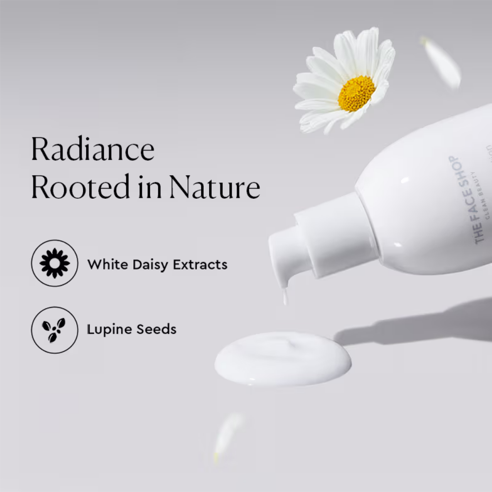 The Face Shop White Seed Brightening Lotion - Korean Moisturizer With Niacinamide for Even Skin Tone