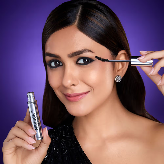 RENEE Midnight Mascara, Darkest Black, Clump - Free & Long-Lasting, Volumizes, Lengthens & Nourishes