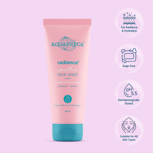 Aqualogica Radiance+ Smoothie Face Wash with Watermelon & Niacinamide