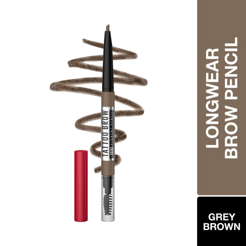 Maybelline New York Tattoo Brow 36H Brow Pencil, Water & Smudgeproof