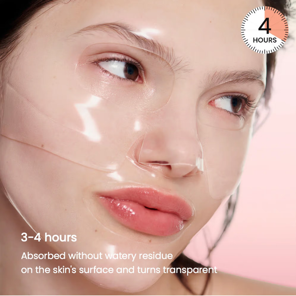 Biodance Bio-Collagen Real Deep Mask, Korean Anti-Aging Pore Care Overnight Sheet Mask - Pack of 4