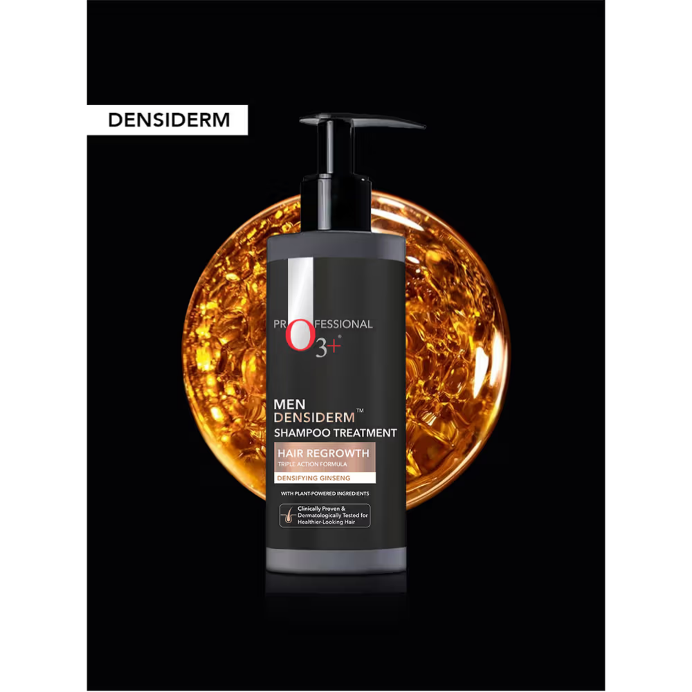 O3+ Men Densiderm Anti Hair Loss Shampoo For Dense Hair & Regrowth