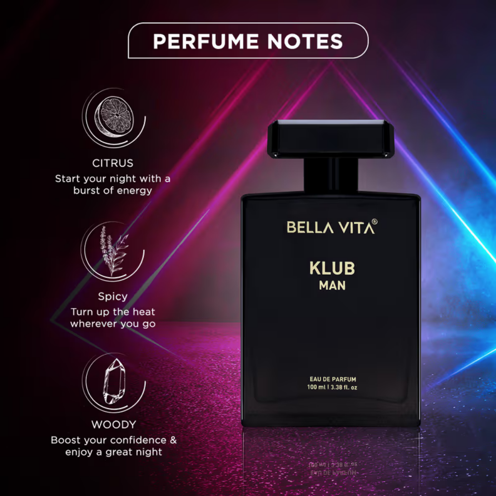 Bella Vita Organic Luxury KLUB Perfume For Him