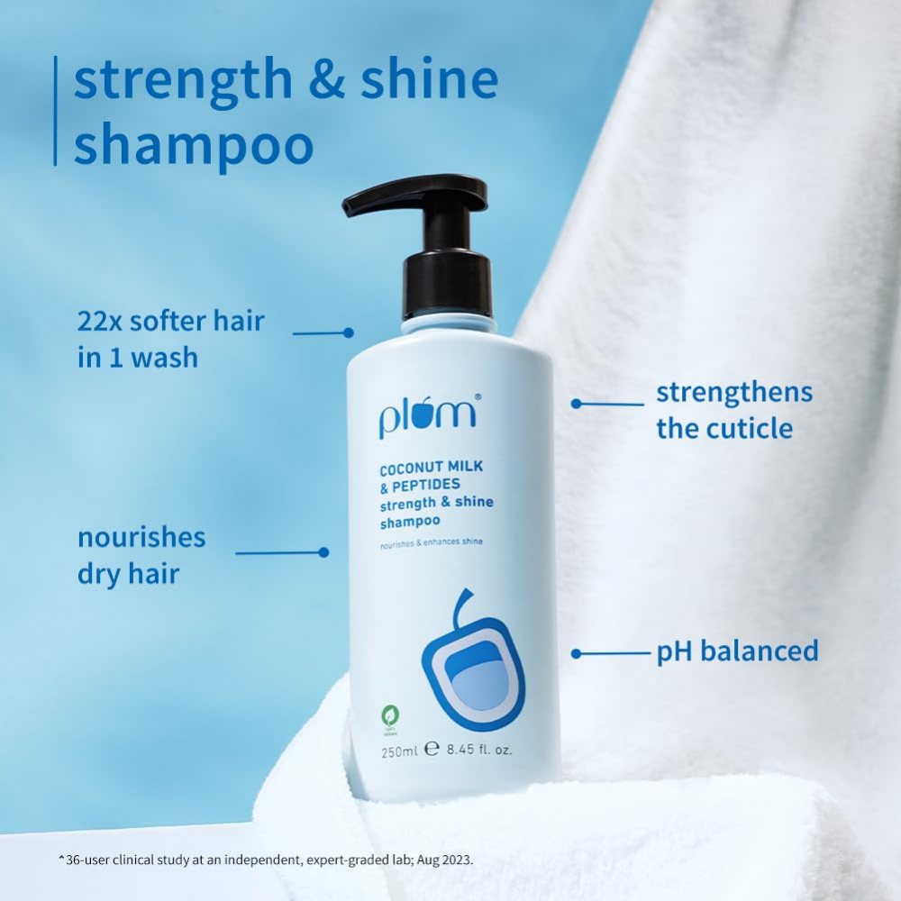 Plum Coconut Milk & Peptides Shampoo and Hair Mask Combo