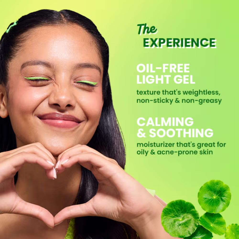 Dot & Key Cica Calming Oil-Free Moisturizer, With Niacinamide, For Oily, Acne-Prone Skin