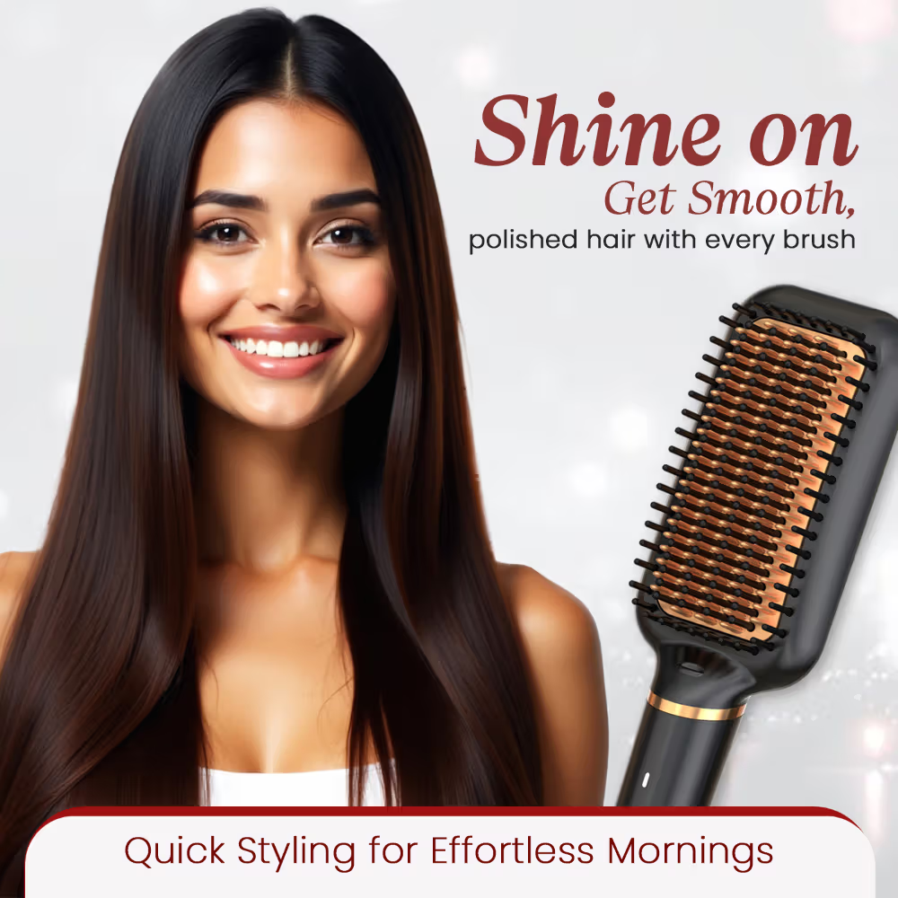 UrbanYog MakeMeeBold Frizz Free Straightening Brush For Hair