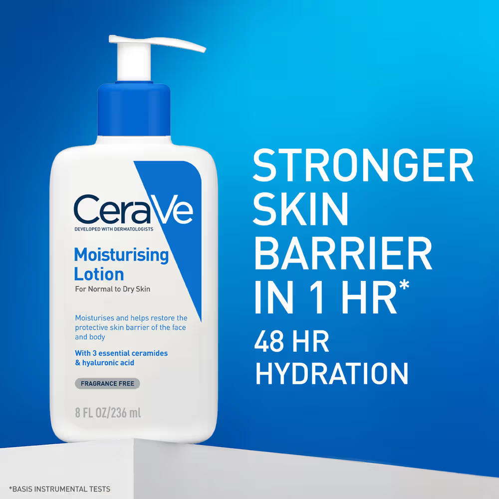 CeraVe Moisturizing Lotion for Normal to Dry Skin with Ceramides & Hyaluronic Acid